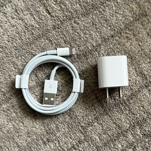 Apple Charging Cord and Block